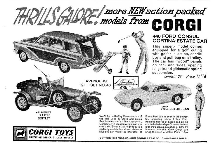 corgi toys catalogue 1966